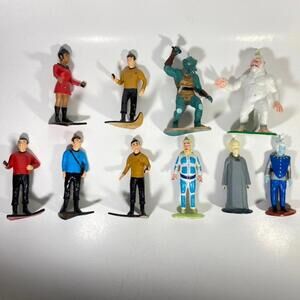 4" 1991 Hamilton Star Trek Figure Lot Of 10